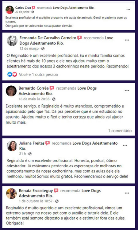 Avaliações de clientes