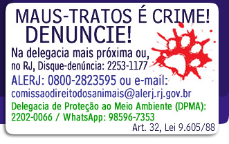 Maus-tratos  crime, denuncia no IBAMA linha verde 0800-61-8080, ou na delegacia mais prxima.